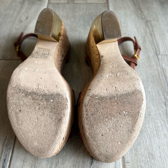 Miu Miu platforms. Size 7.5 - Picture 4 of 8